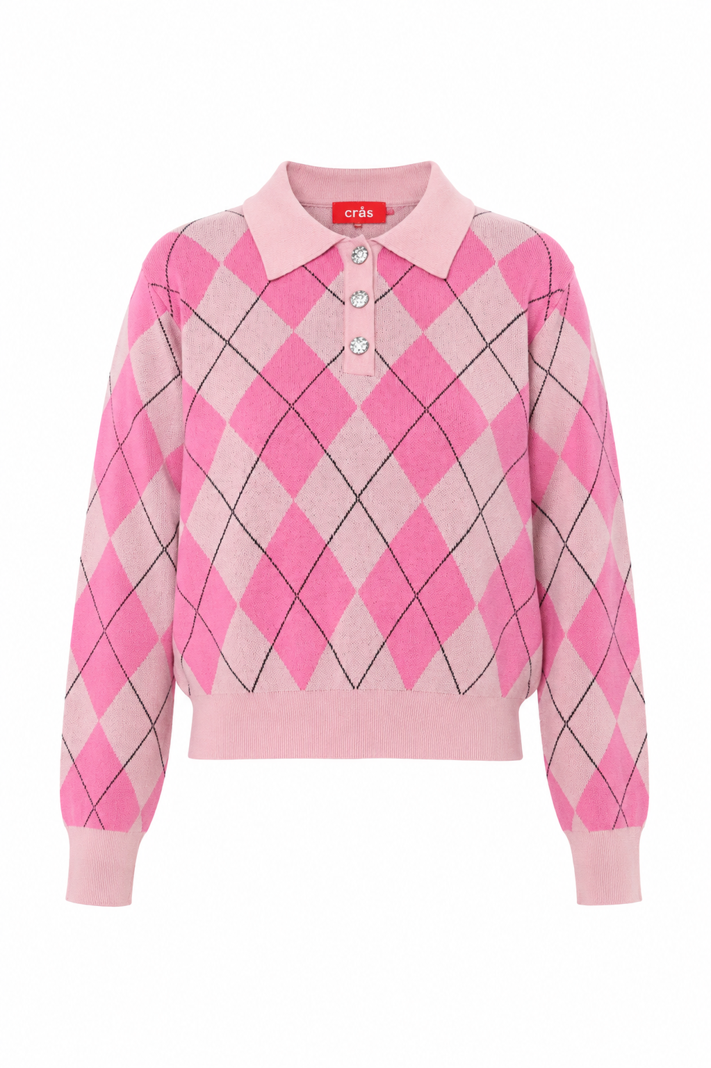 CRAS Lovemycras Pullover Pullover 4059 Pink Argyle