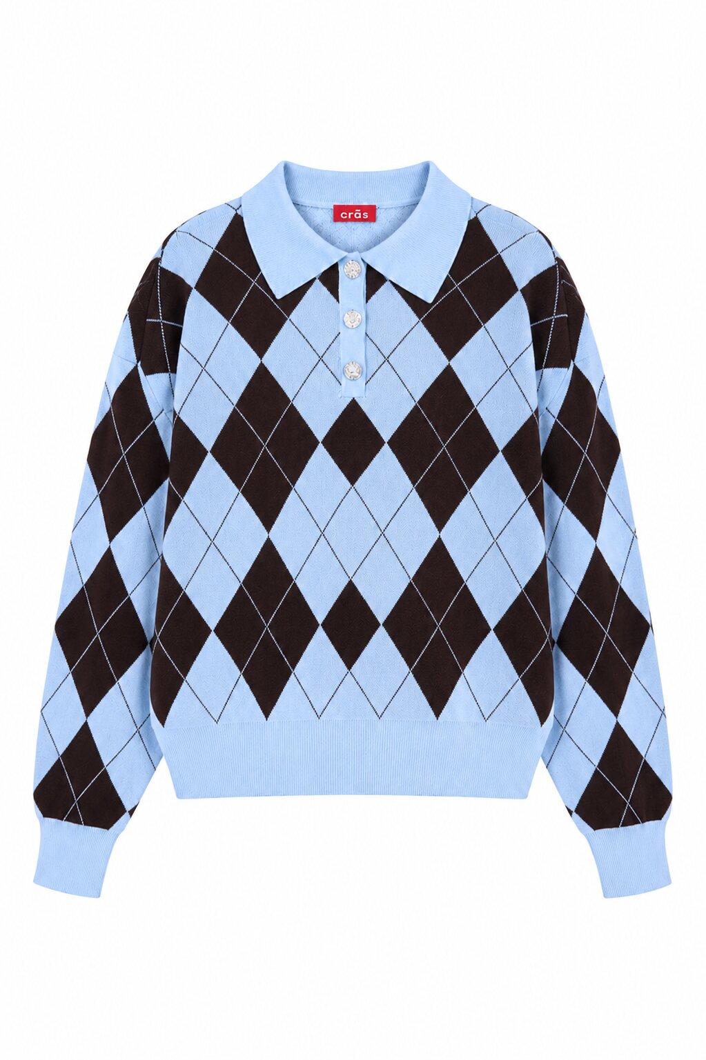 CRAS Lovemycras Pullover Pullover Blue Brown Checks