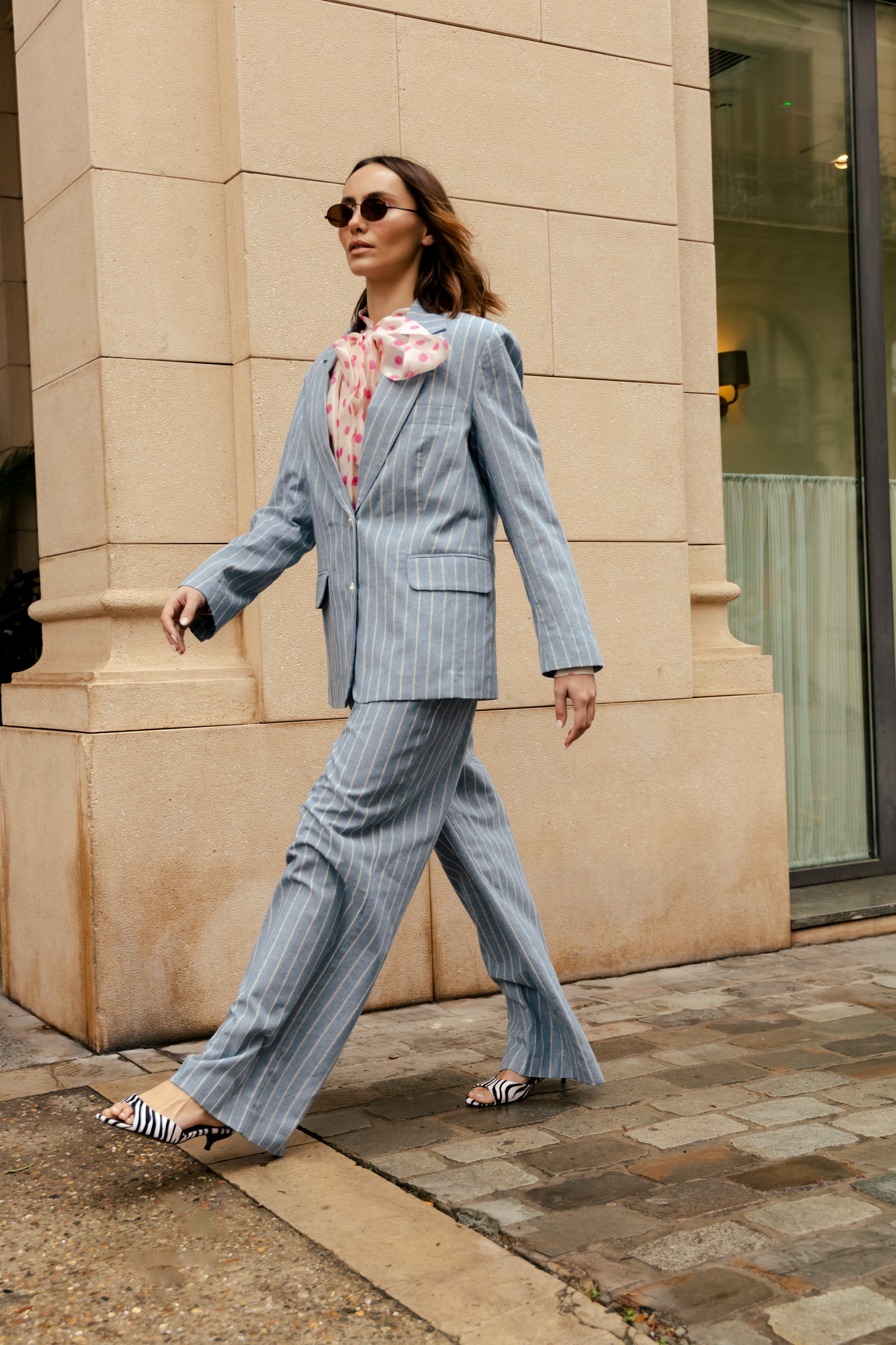 CRAS Mancycras Pants Pants 7021 Blue Stripe