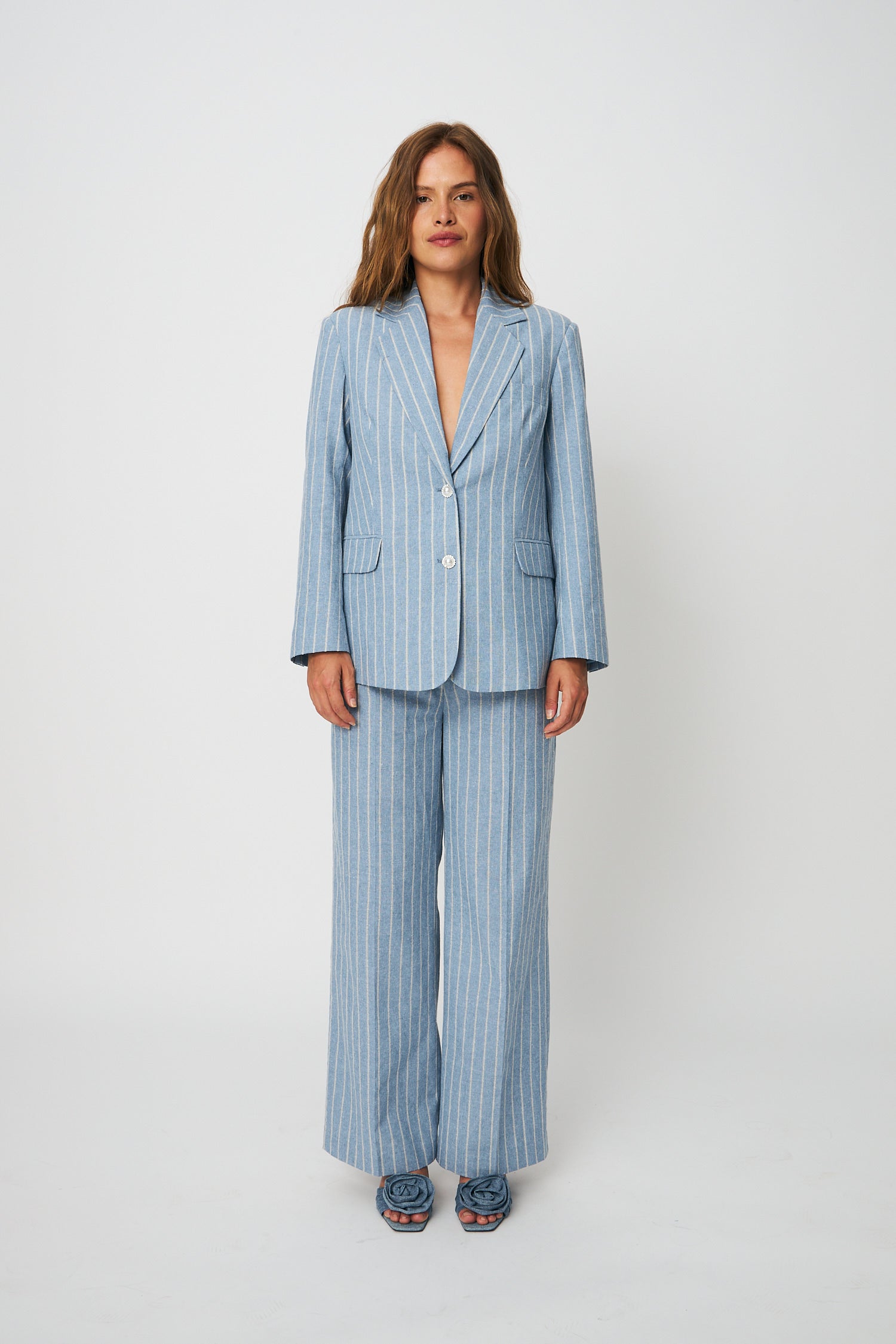 CRAS Mancycras Pants Pants 7021 Blue Stripe