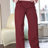 CRAS Natecras Pants Pants 4040 Bordeaux Pinstripe