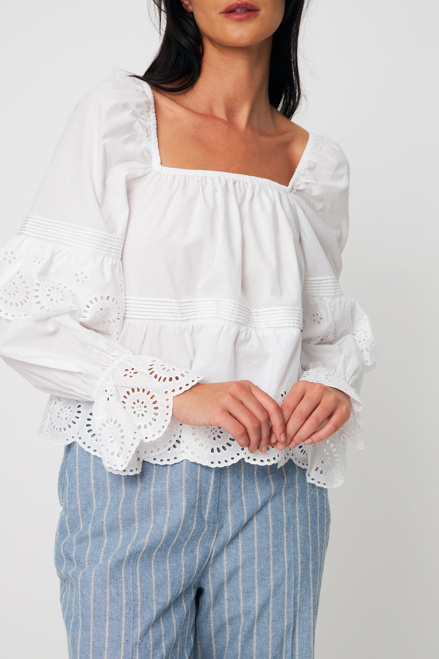 CRAS Nellacras Blouse Blouse 1000 White