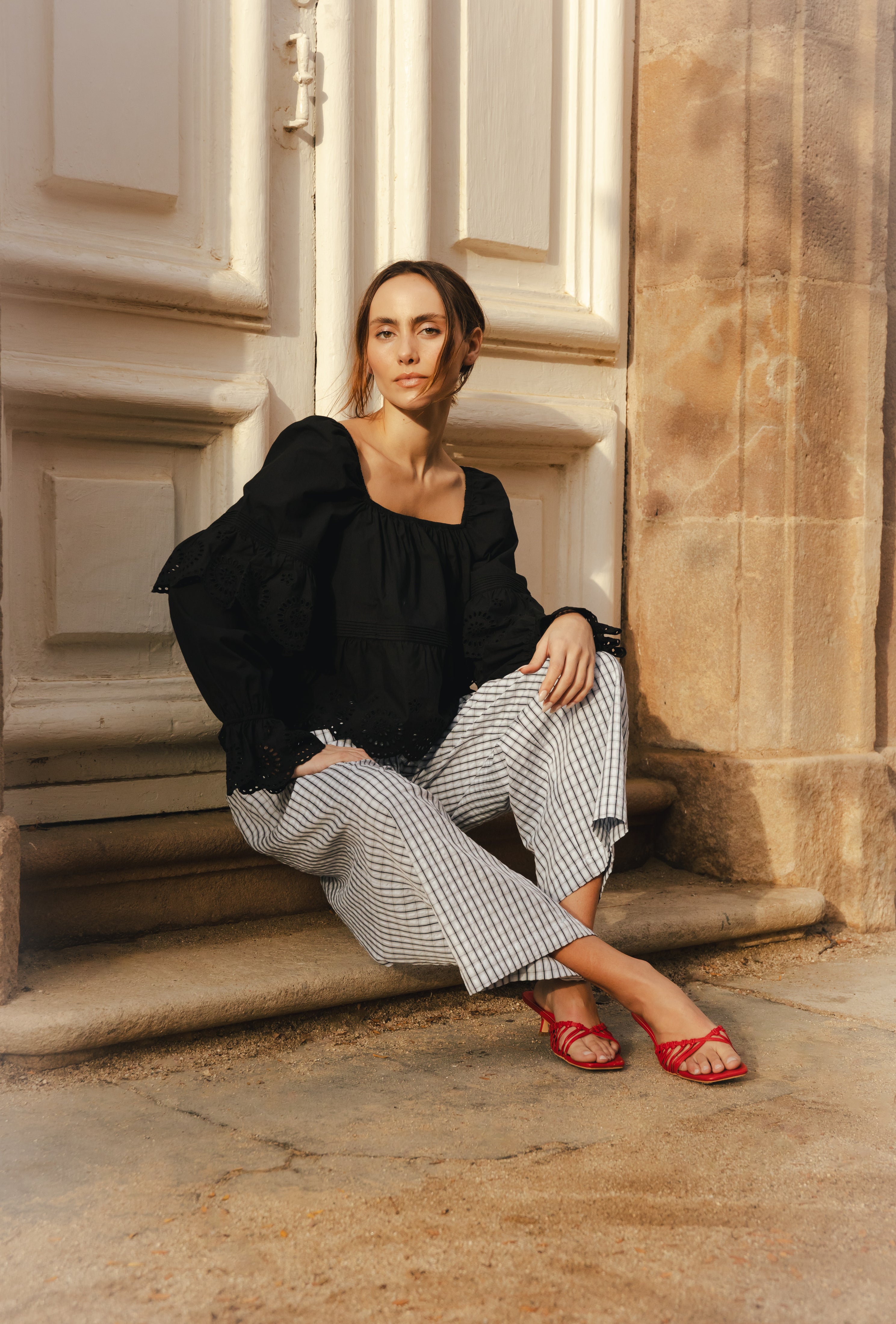 CRAS Nellacras Blouse Blouse 9999 Black