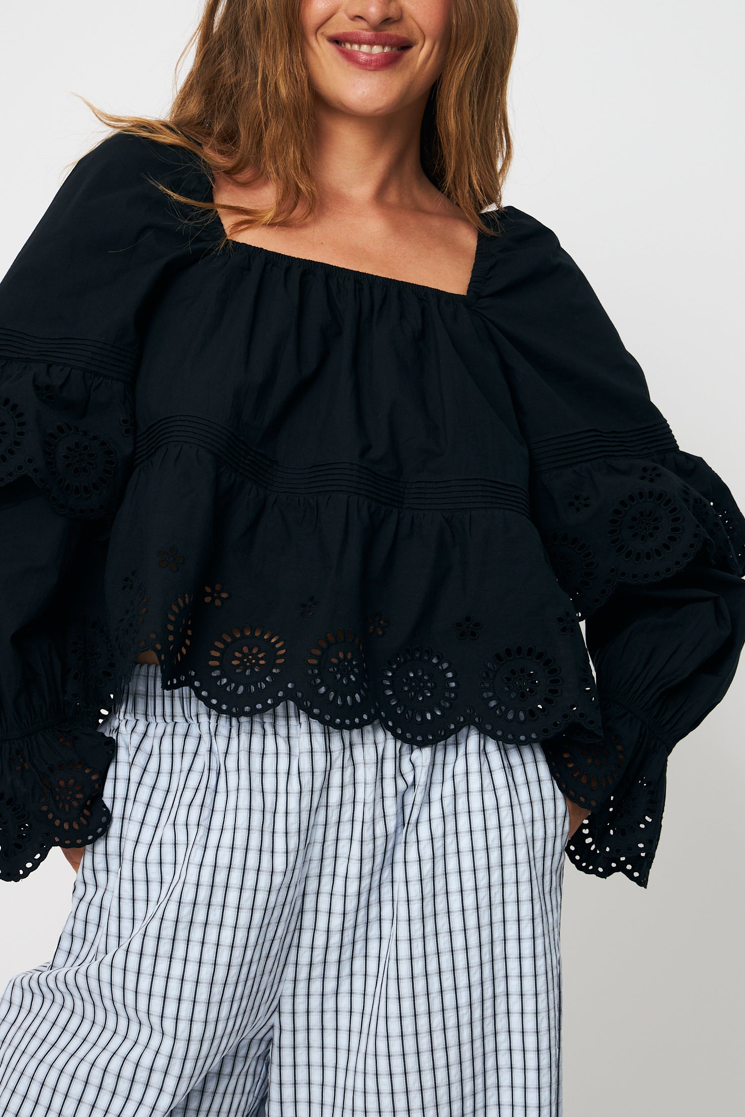 CRAS Nellacras Blouse Blouse 9999 Black