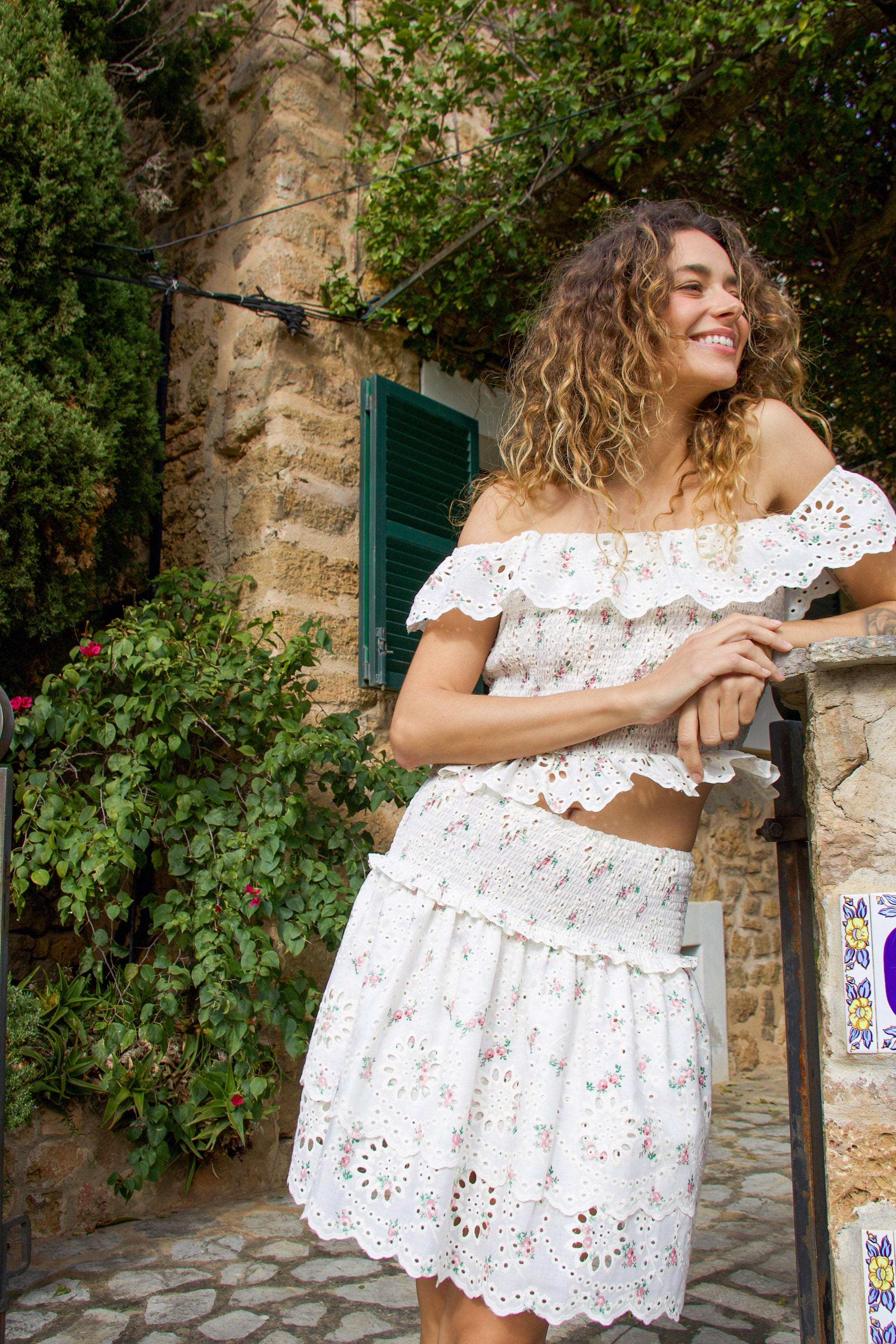 CRAS Oceancras Skirt Skirt 8100 White Flower