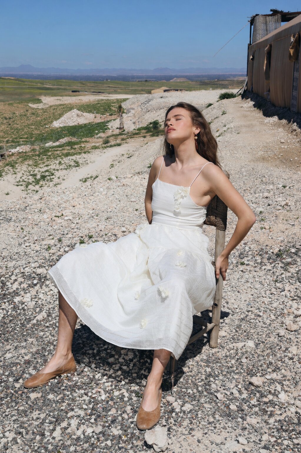 CRAS Palmacras Dress Dress 1009 Ivory