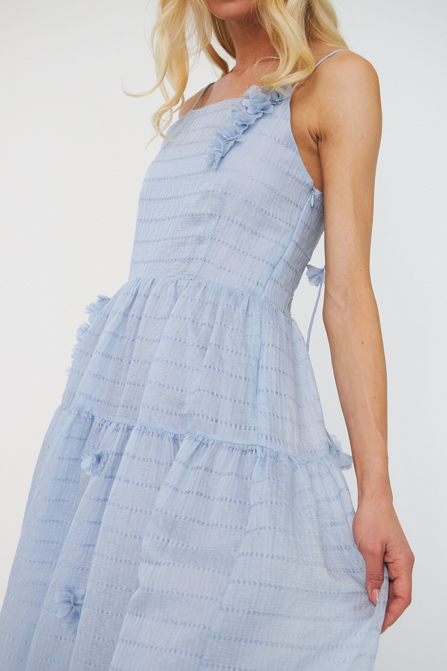 CRAS Palmacras Dress Dress 7036 Light Blue