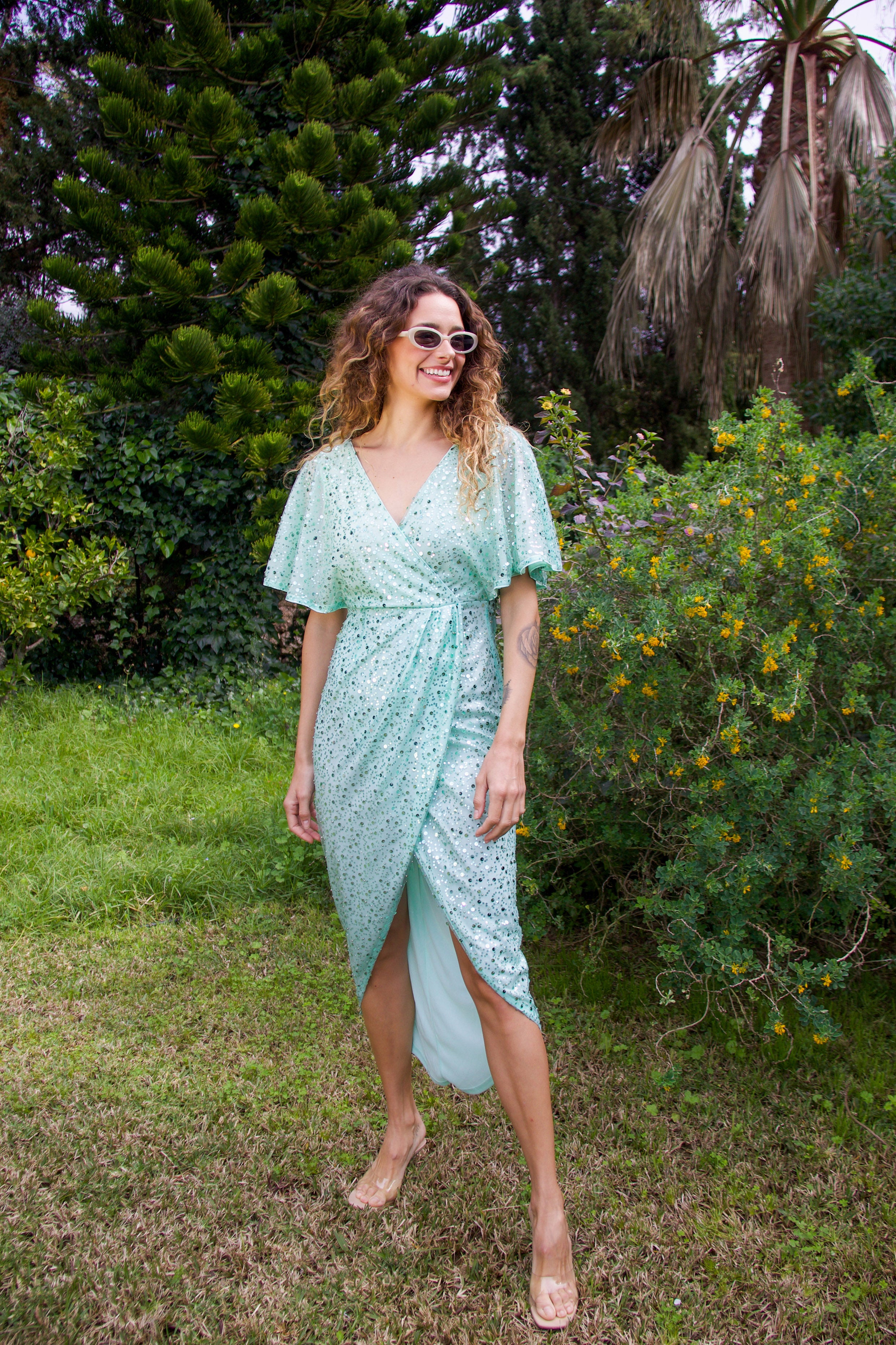 CRAS Pamelacras Dress Dress 5004 Dusty Green