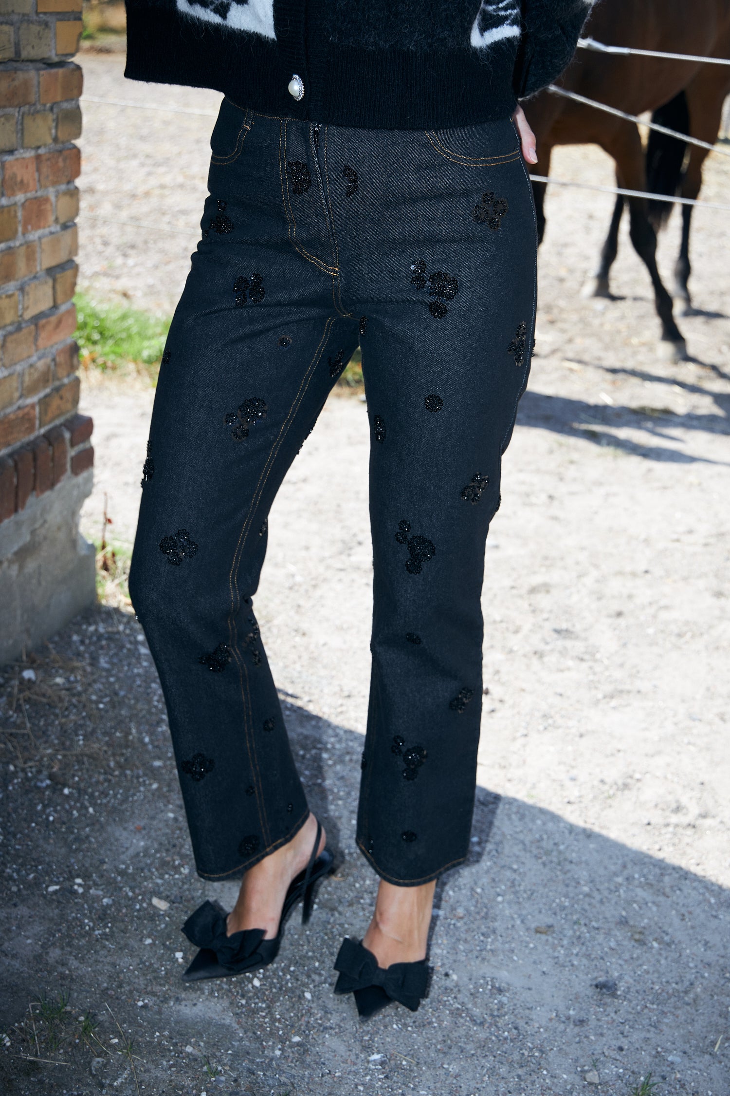 CRAS Pearlycras Jeans Pants 9007 Faded Black