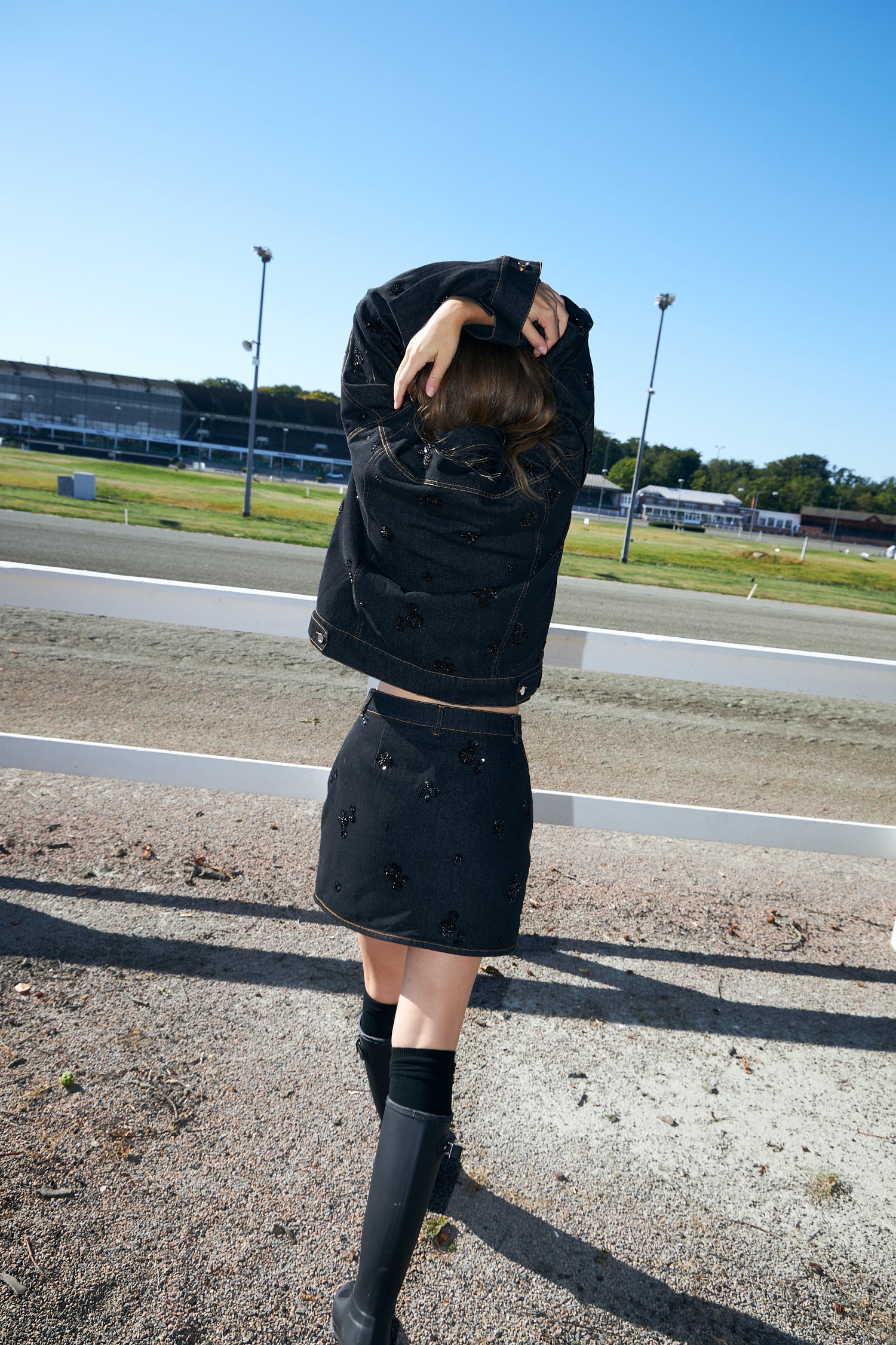 CRAS Pearlycras Skirt Skirt 9007 Faded Black