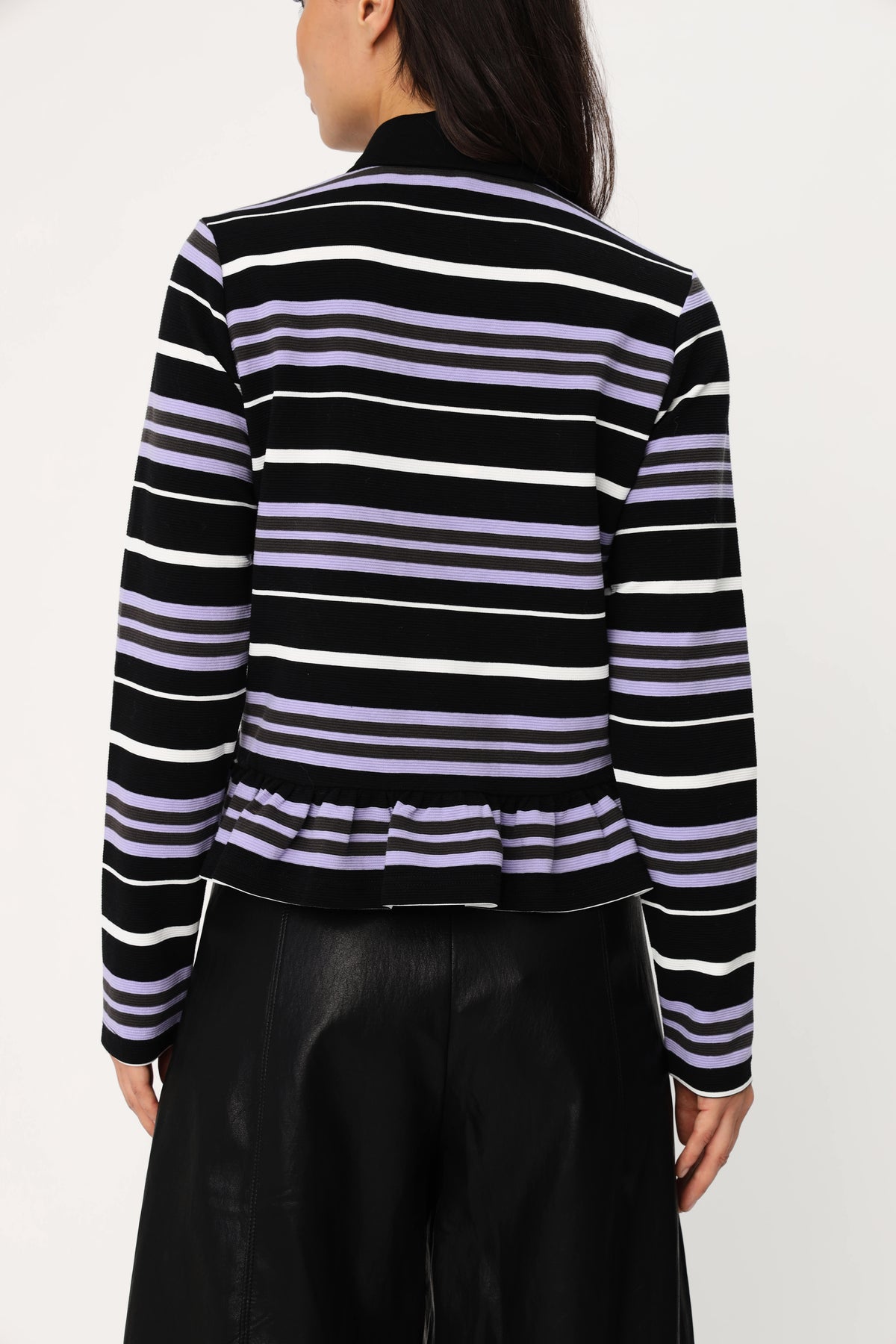 CRAS Penelopecras Polo Polo 9990 Black Lavender Stripe