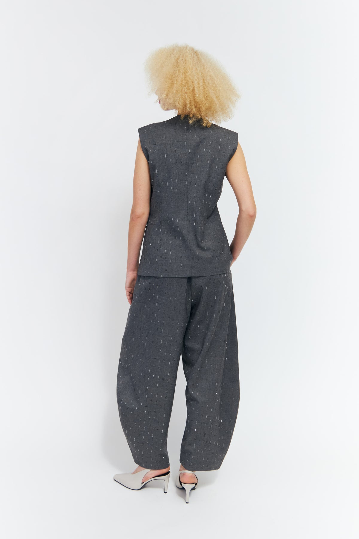 CRAS Richacras Pants Pants Grey Melange