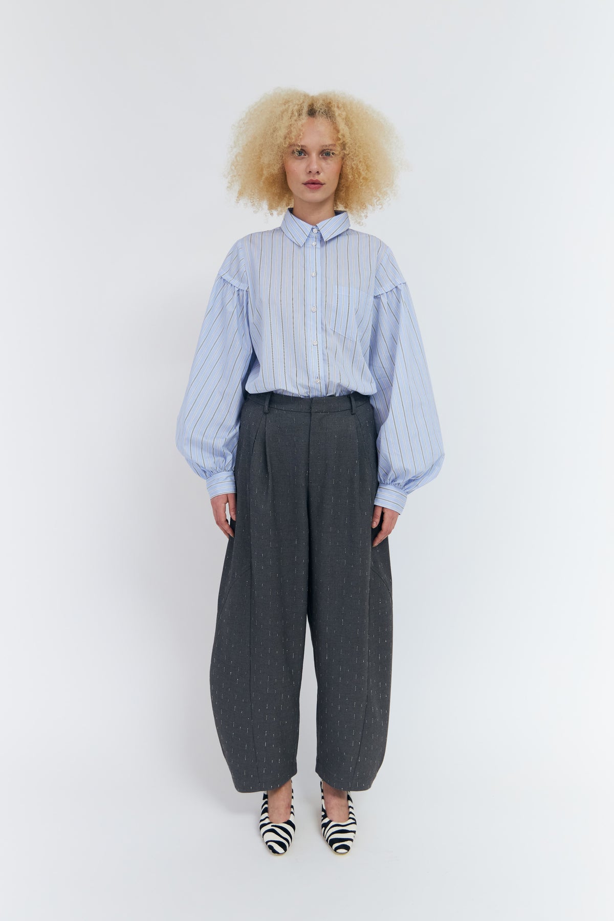 CRAS Richacras Pants Pants Grey Melange