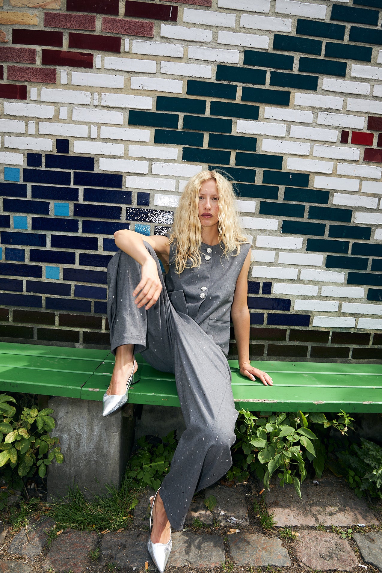 CRAS Richacras Pants Pants Grey Melange