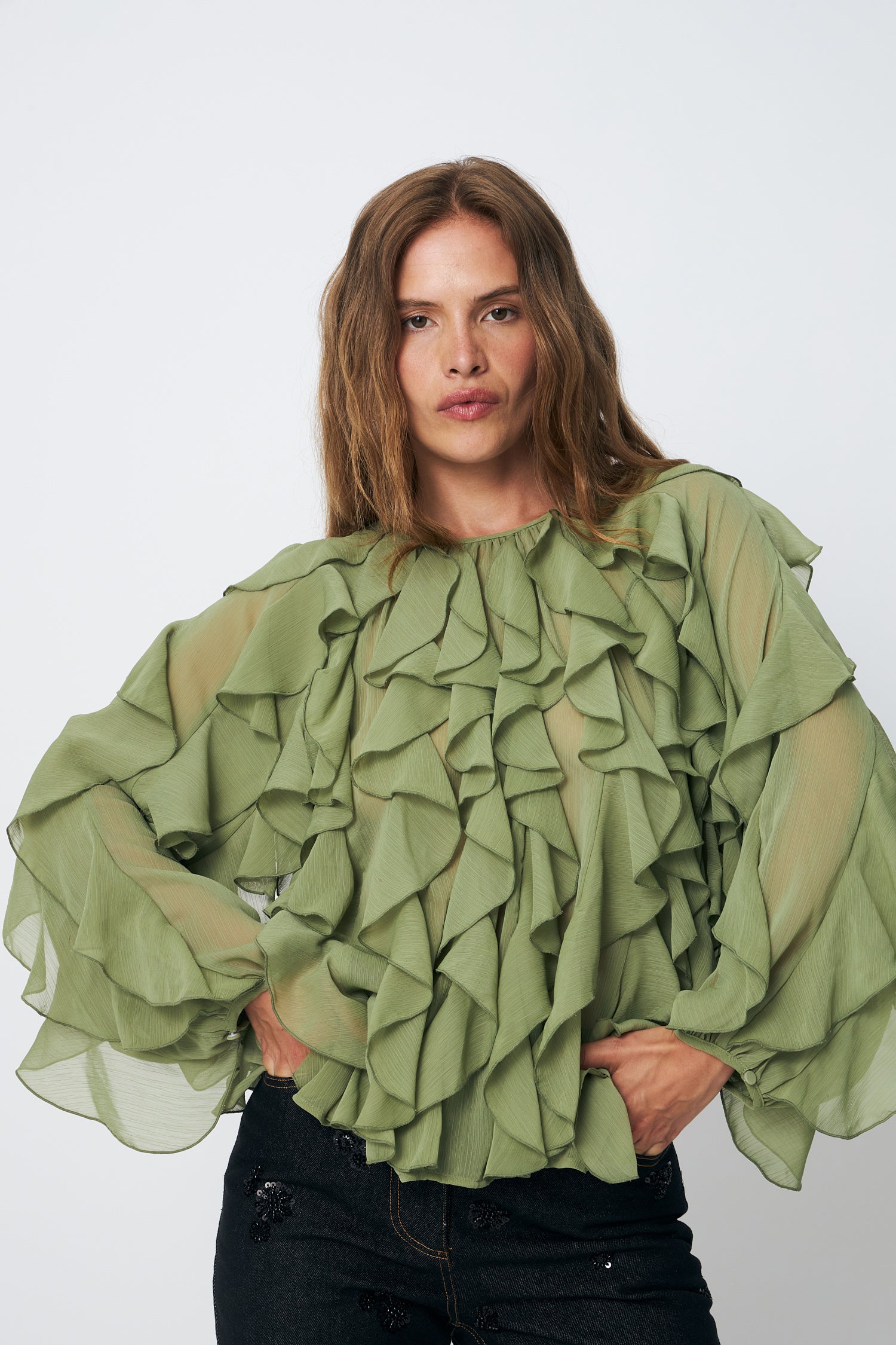 CRAS Ryacras Blouse Blouse 5008 Sage