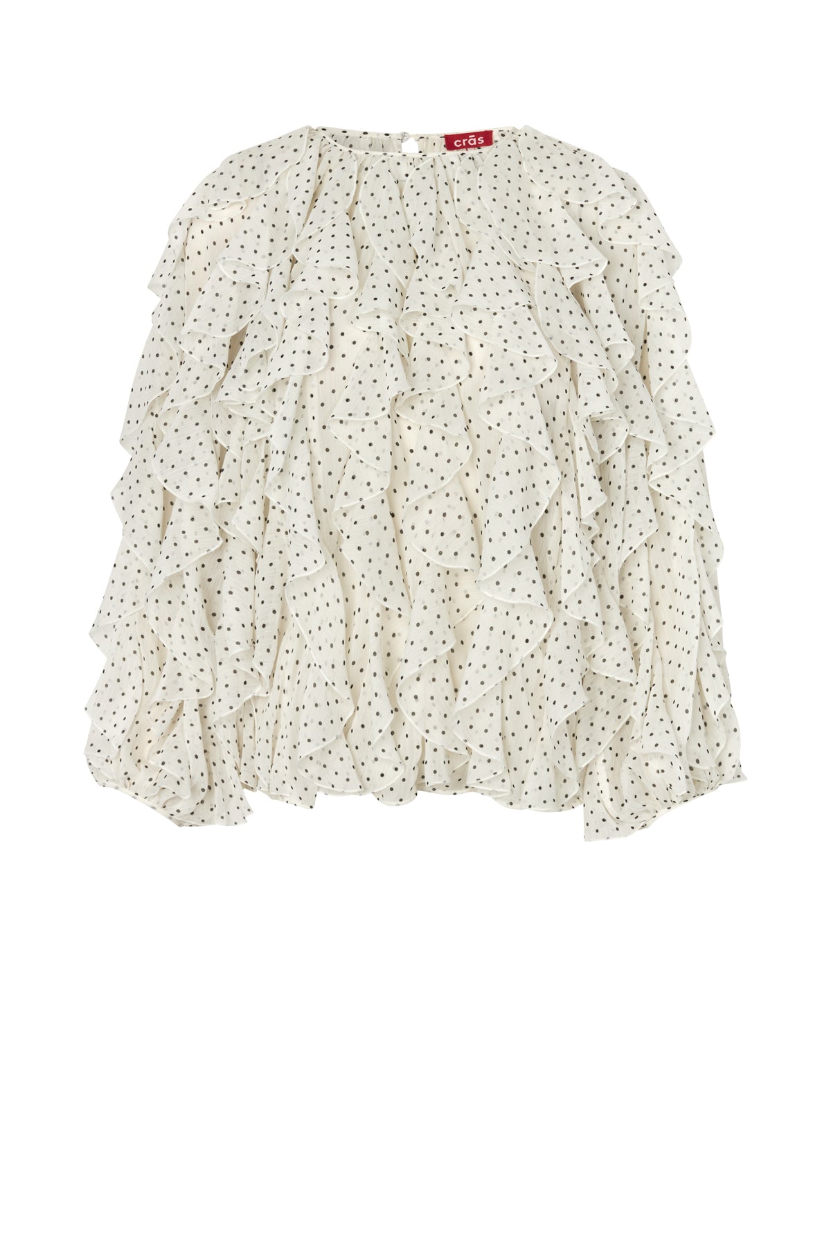 CRAS Ryacras Blouse Blouse 8149 Ivory mini dot