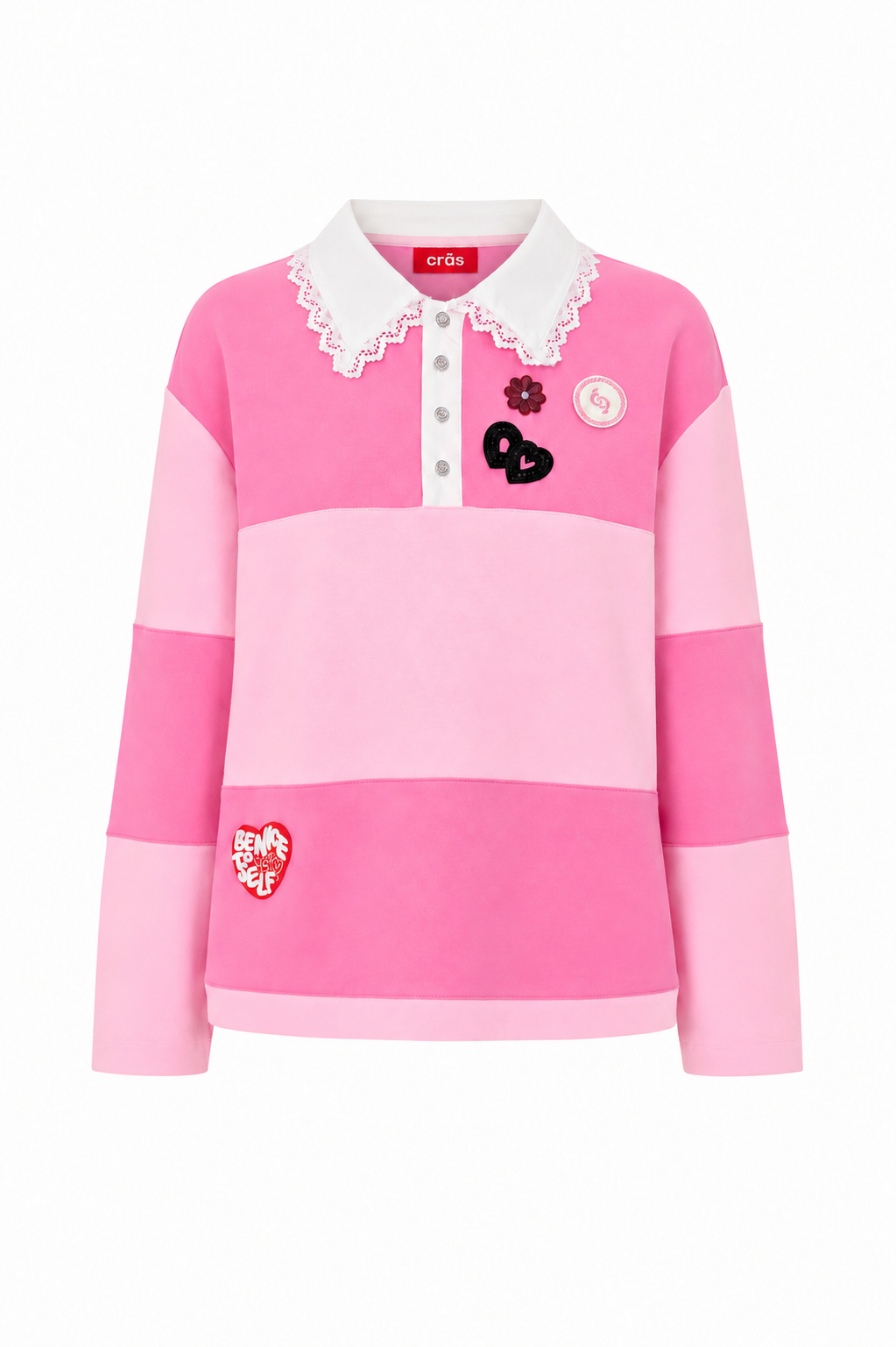 CRAS Sandiegocras Polo Polo 4006 Pink Stripe