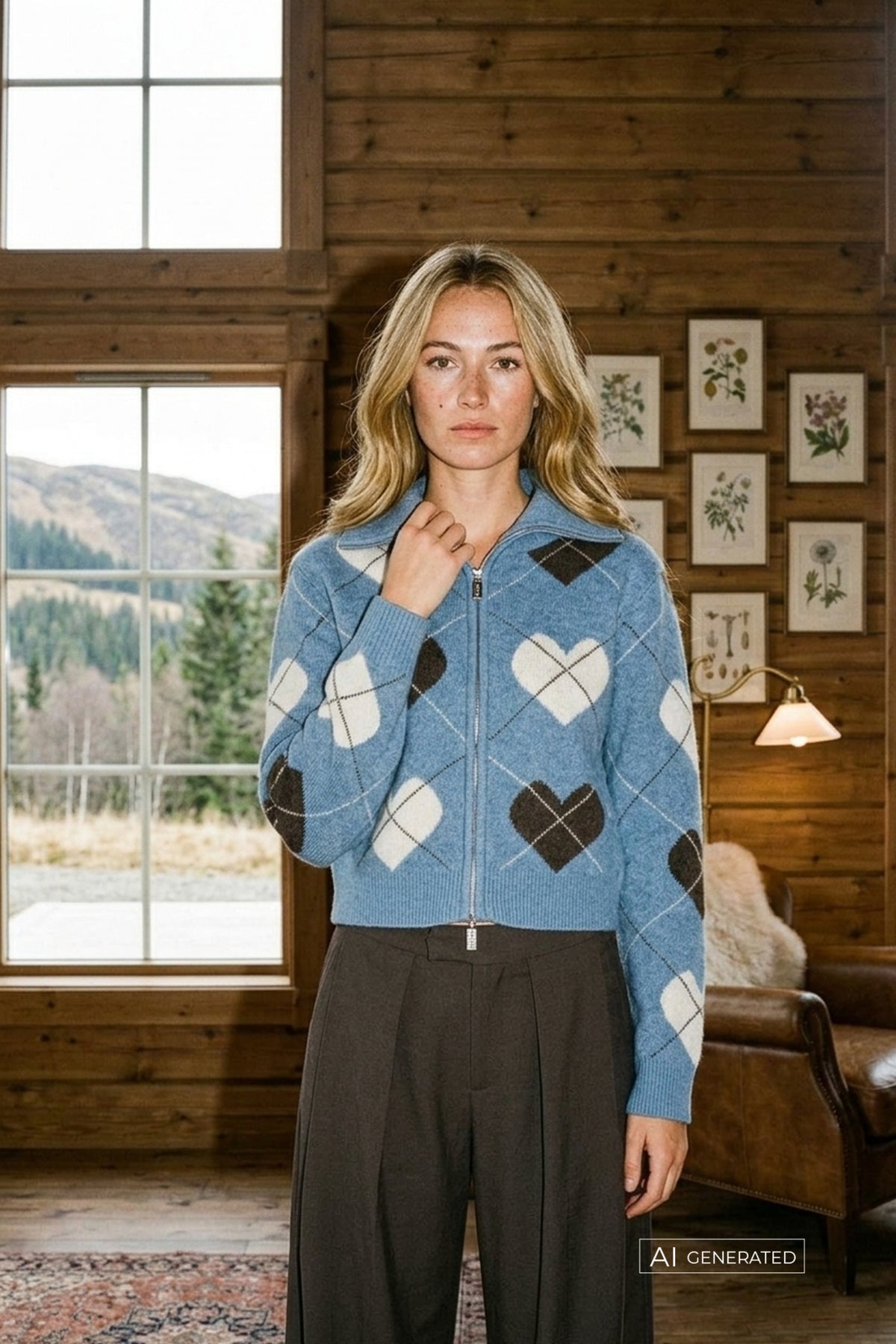 CRAS Siricras Cardigan Cardigan 7037 Blue Hearts