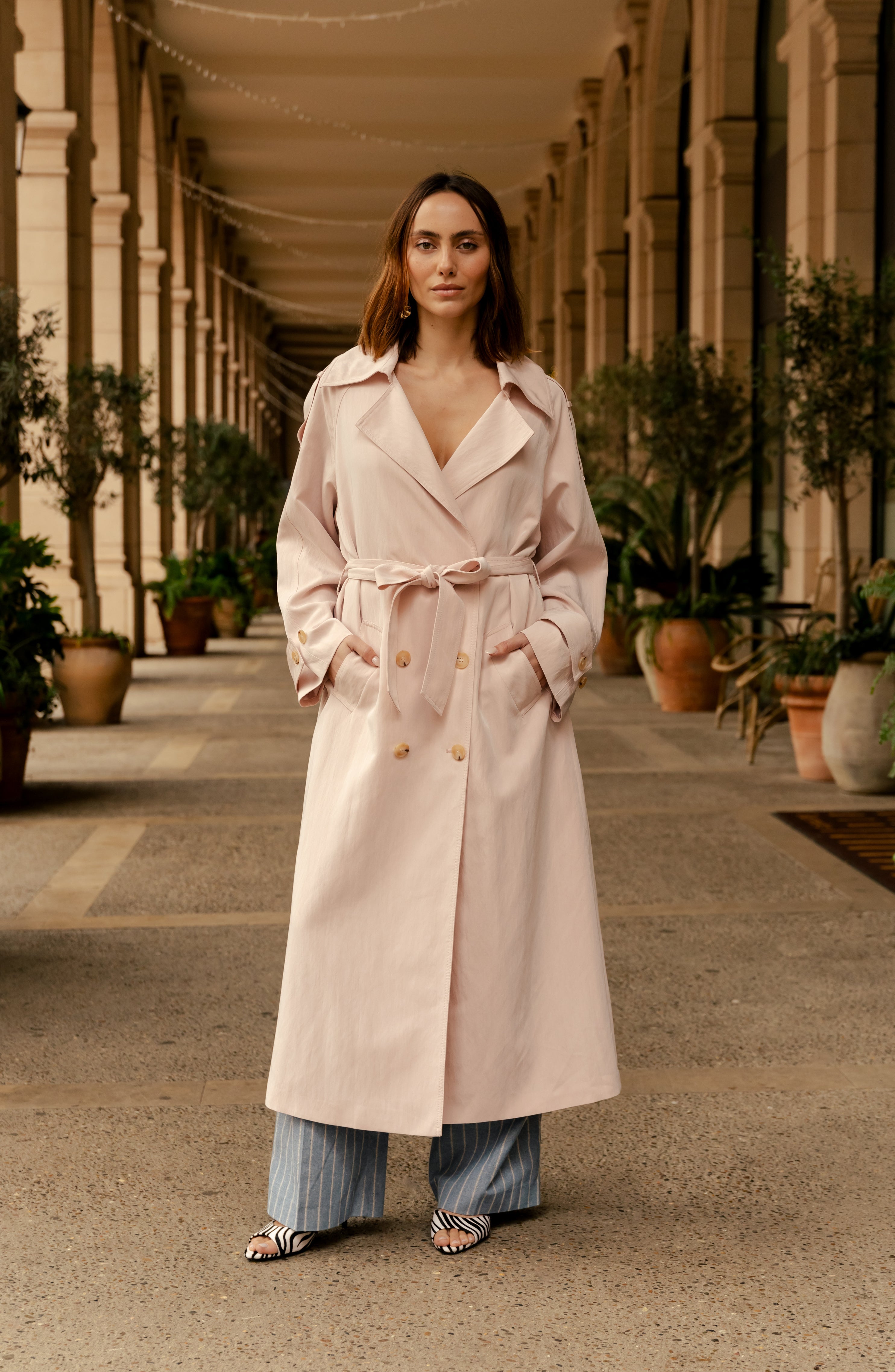 CRAS Spriicras Trench Coat Coat 4051 Orchid Pink