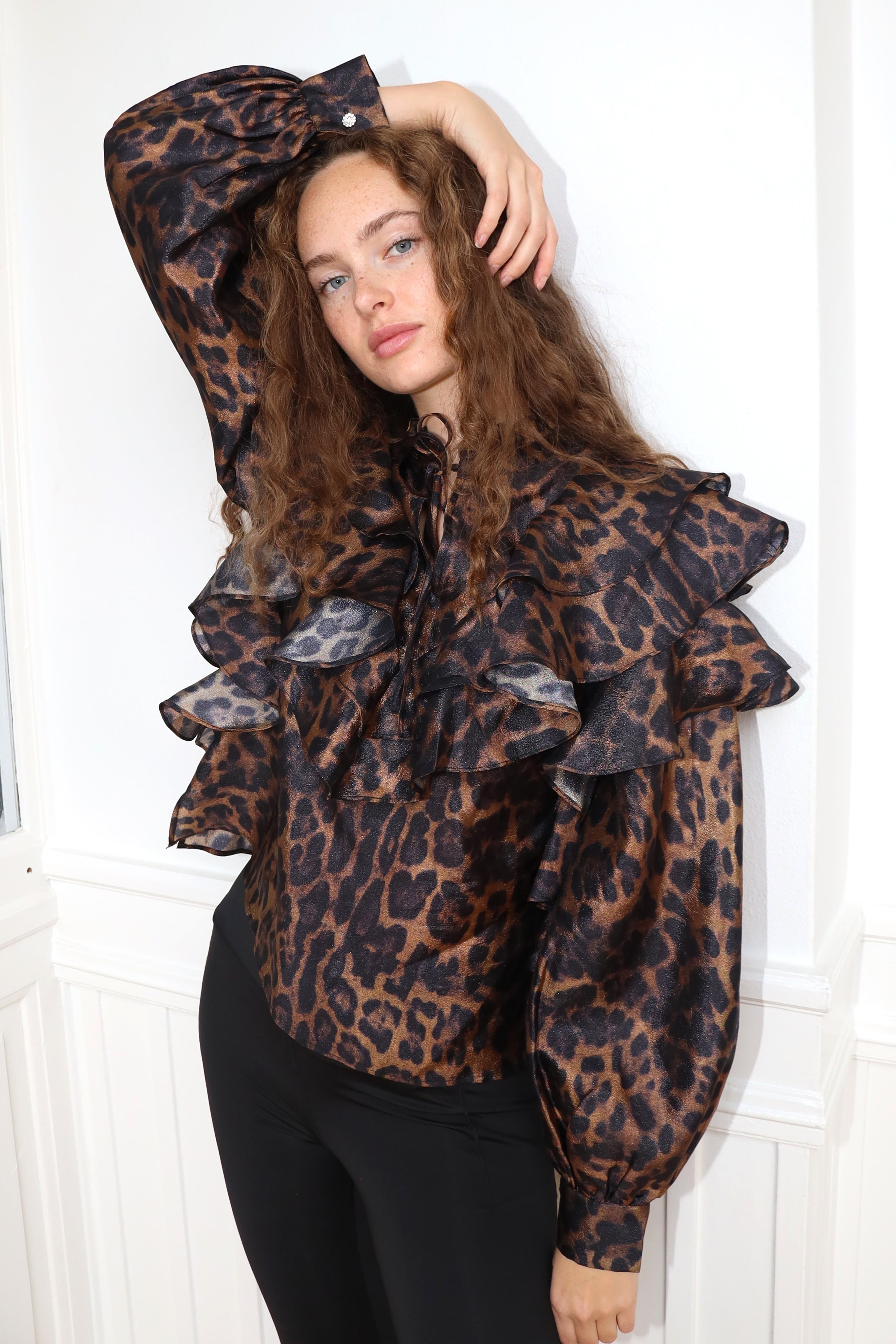 CRAS Sylviacras Blouse Shirt 8058 Hazy Leopard