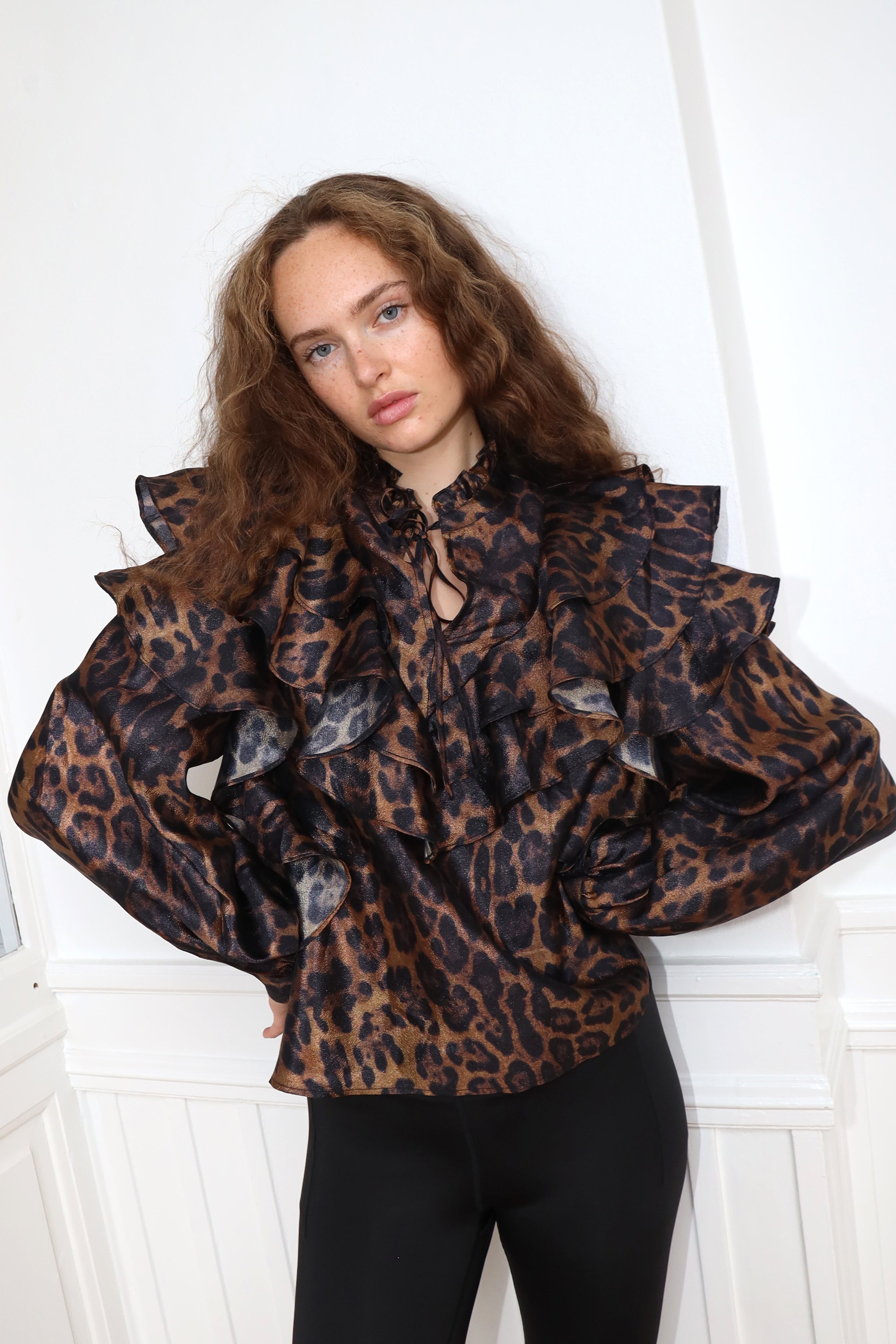 CRAS Sylviacras Blouse Shirt 8058 Hazy Leopard