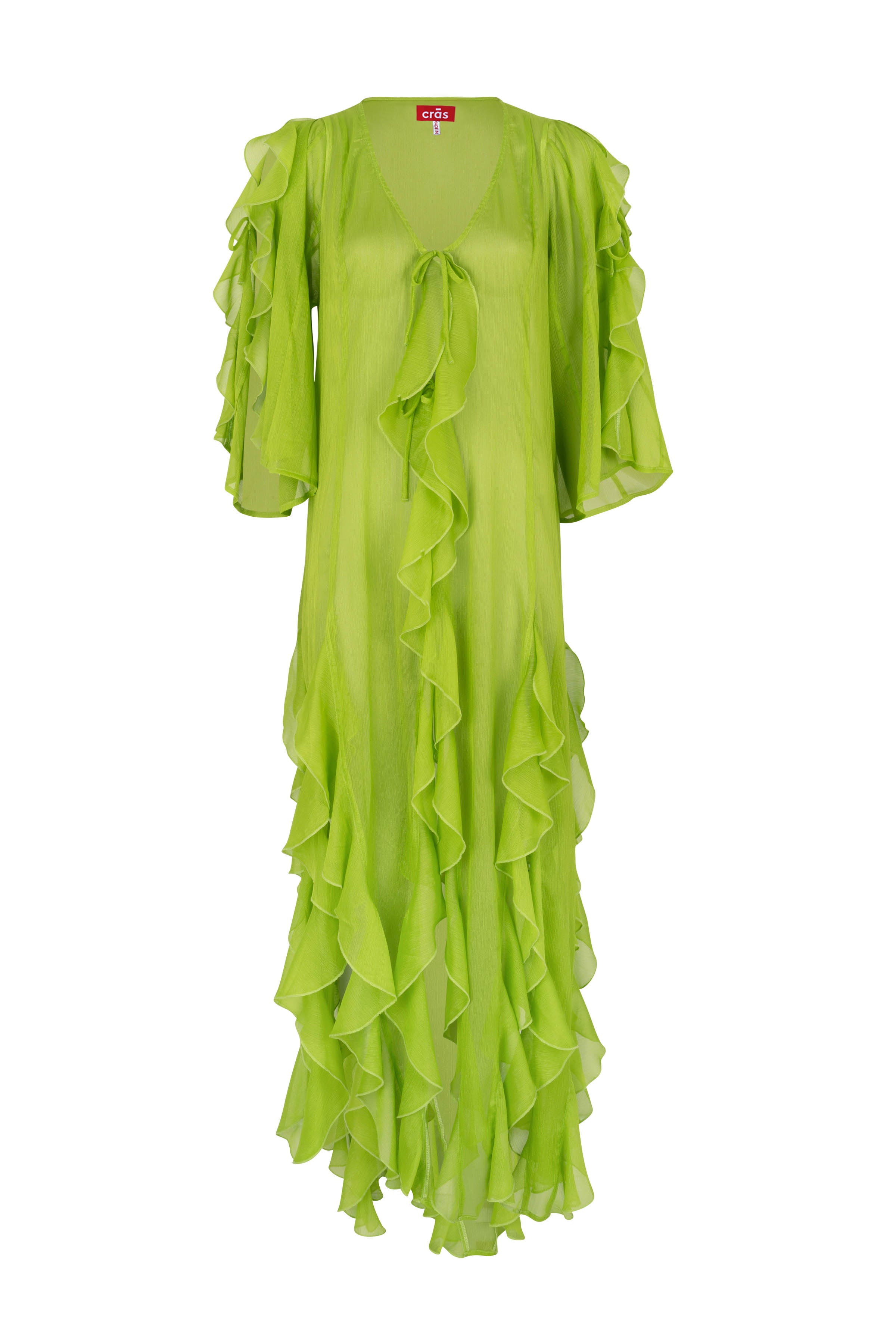 CRAS Valentina Kaftan Dress 5002 Macaw Green