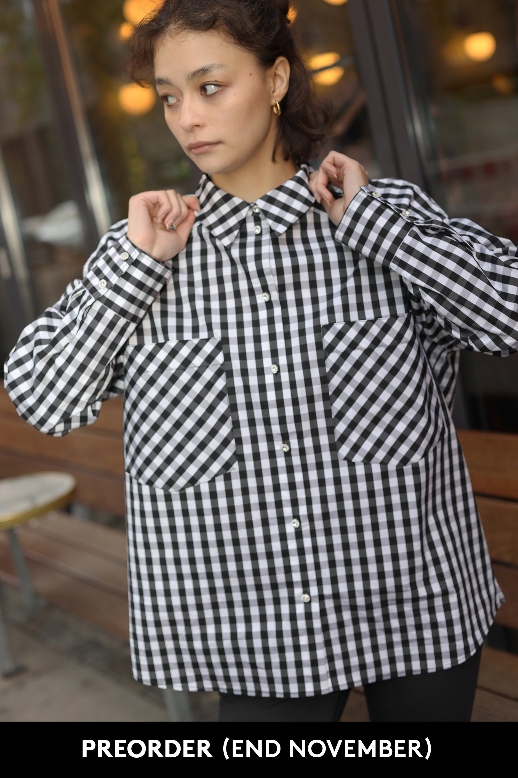 Cras Exclusive Workcras Shirt Shirt 8103 White Black Check