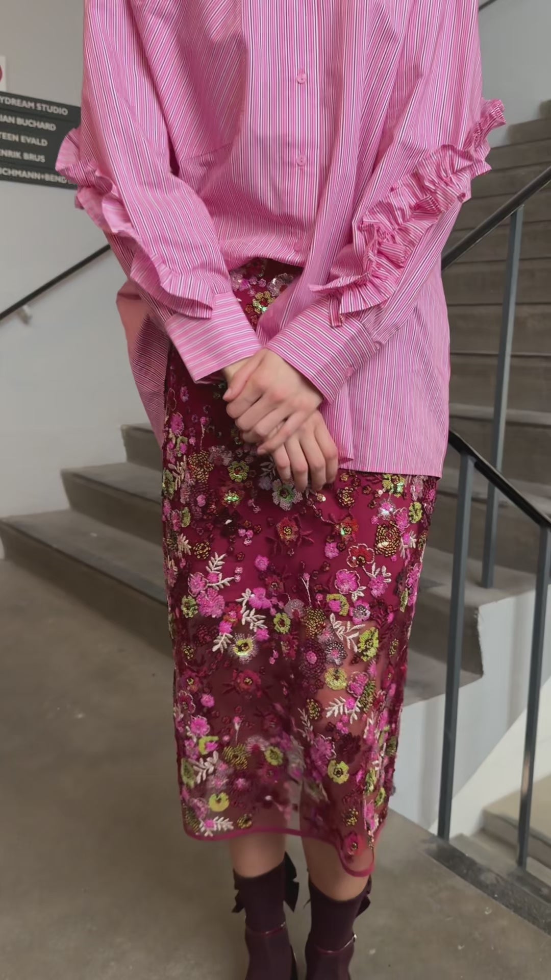 CRAS Queencras Skirt Skirt 4044 Cabernet