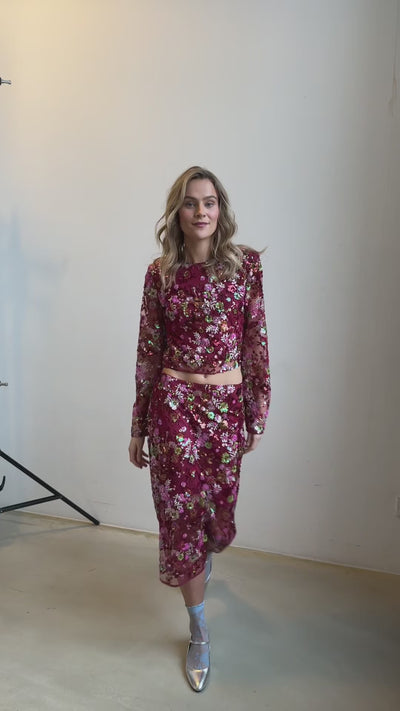 CRAS Queencras Blouse Blouse 4044 Cabernet