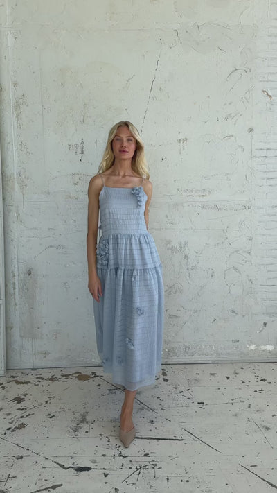 CRAS Palmacras Dress Dress 7036 Light Blue
