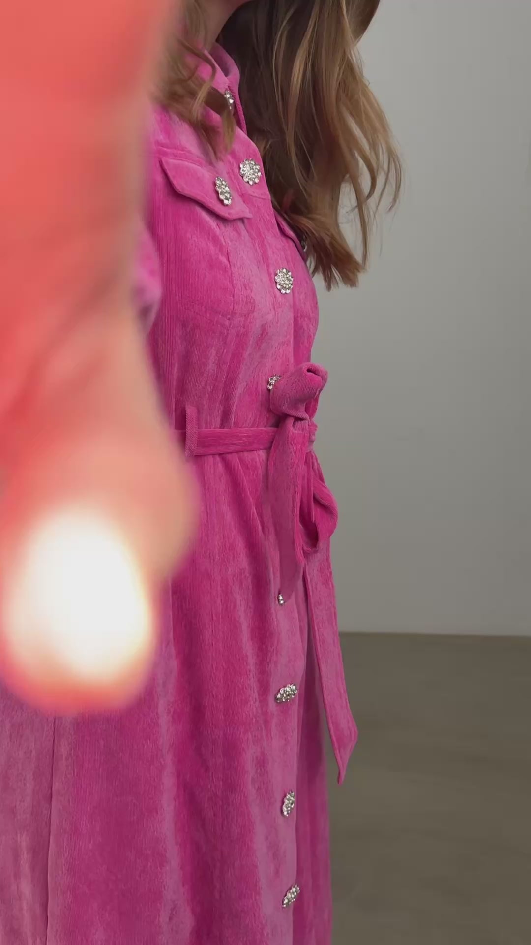 CRAS Celine Dress Dress 4010 Carmine Rose