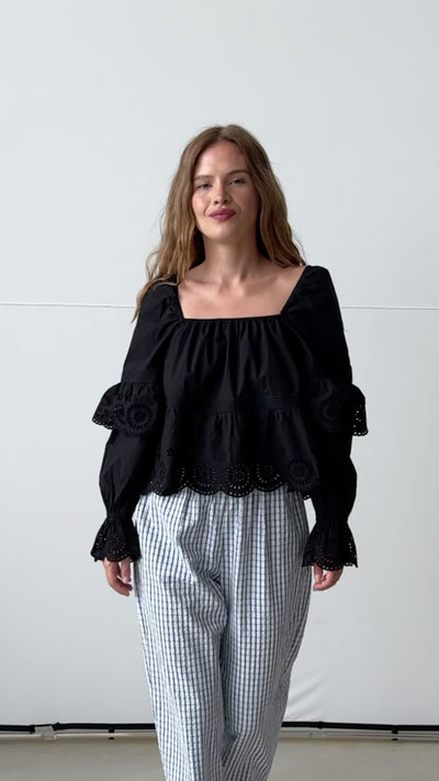 CRAS Nellacras Blouse Blouse 9999 Black