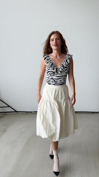 CRAS Agnes Swimsuit Swimwear 8087 Zebra