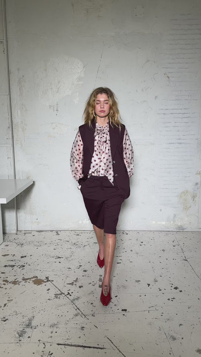 CRAS Vilenacras Waistcoat Vest Grape
