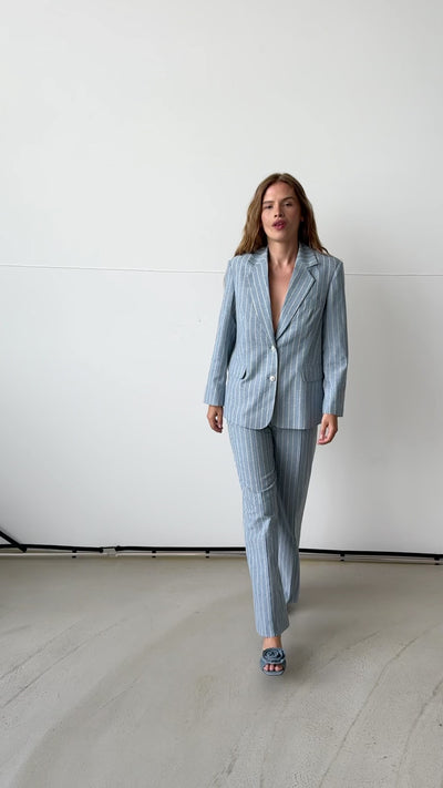 CRAS Milancras Blazer Blazer 7021 Blue Stripe