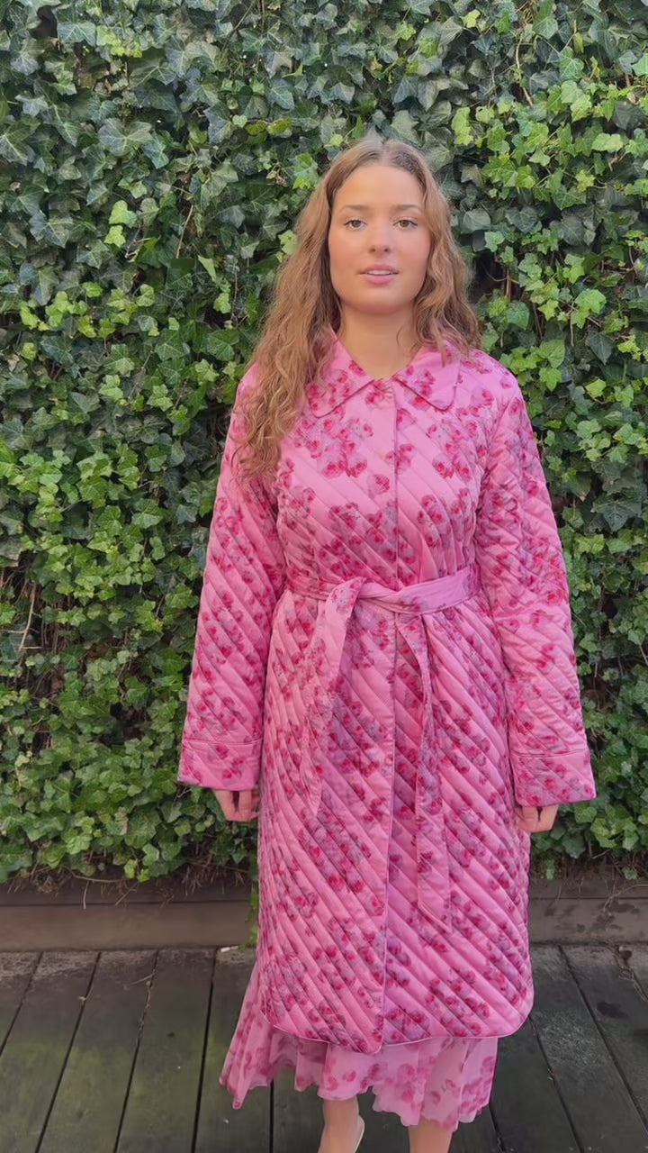 CRAS Sybillecras Coat Coat 8069 Pink Roses