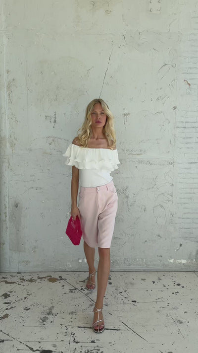 CRAS Flouncecras Top Top 1007 Off White