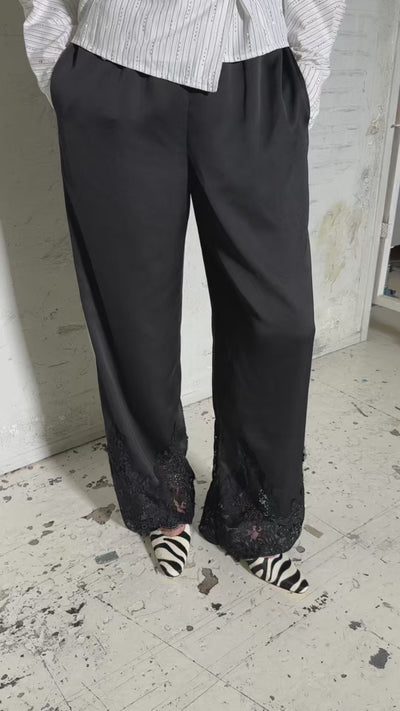 CRAS Laralilcras Pants Pants 9999 Black