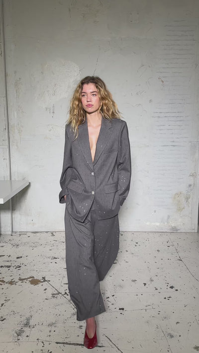 CRAS Dianacras Blazer Blazer Grey Melange