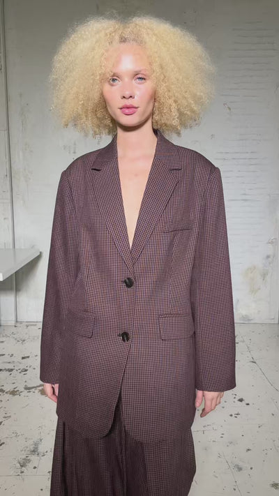 CRAS Bosscras Blazer Blazer Brown Checks