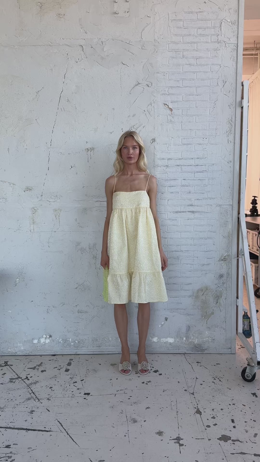 CRAS Rebildacras Dress Dress 8163 Pale Banana